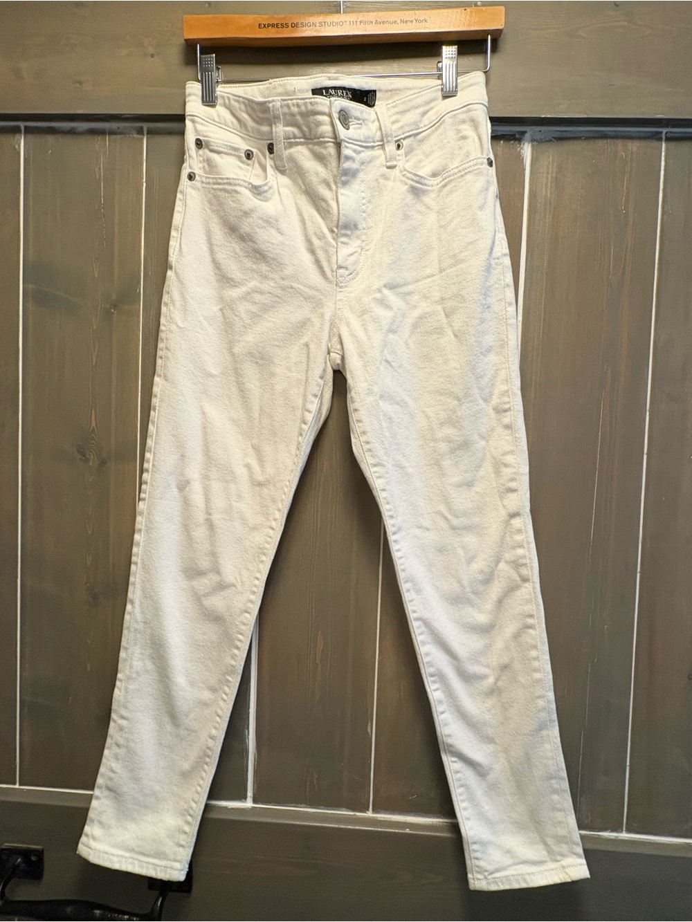Ralph Lauren White Denim Jeans Size 2